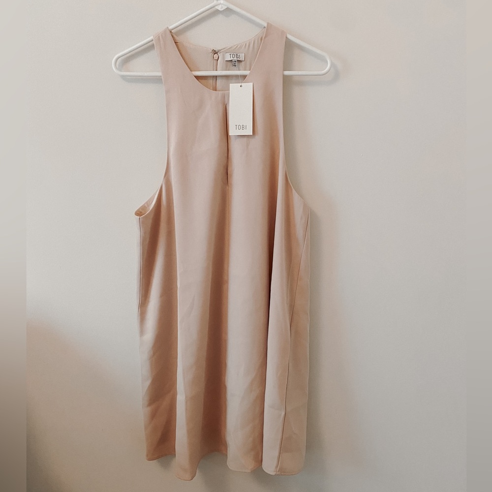 💖 NWTs - TOBI - Petal Pink Blush Chiffon Dress (L)
